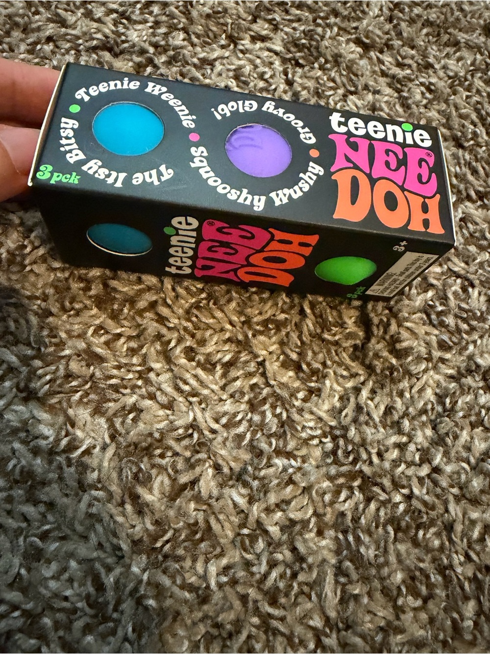 Teenie NeeDoh 3-Pack Colorful Squishy